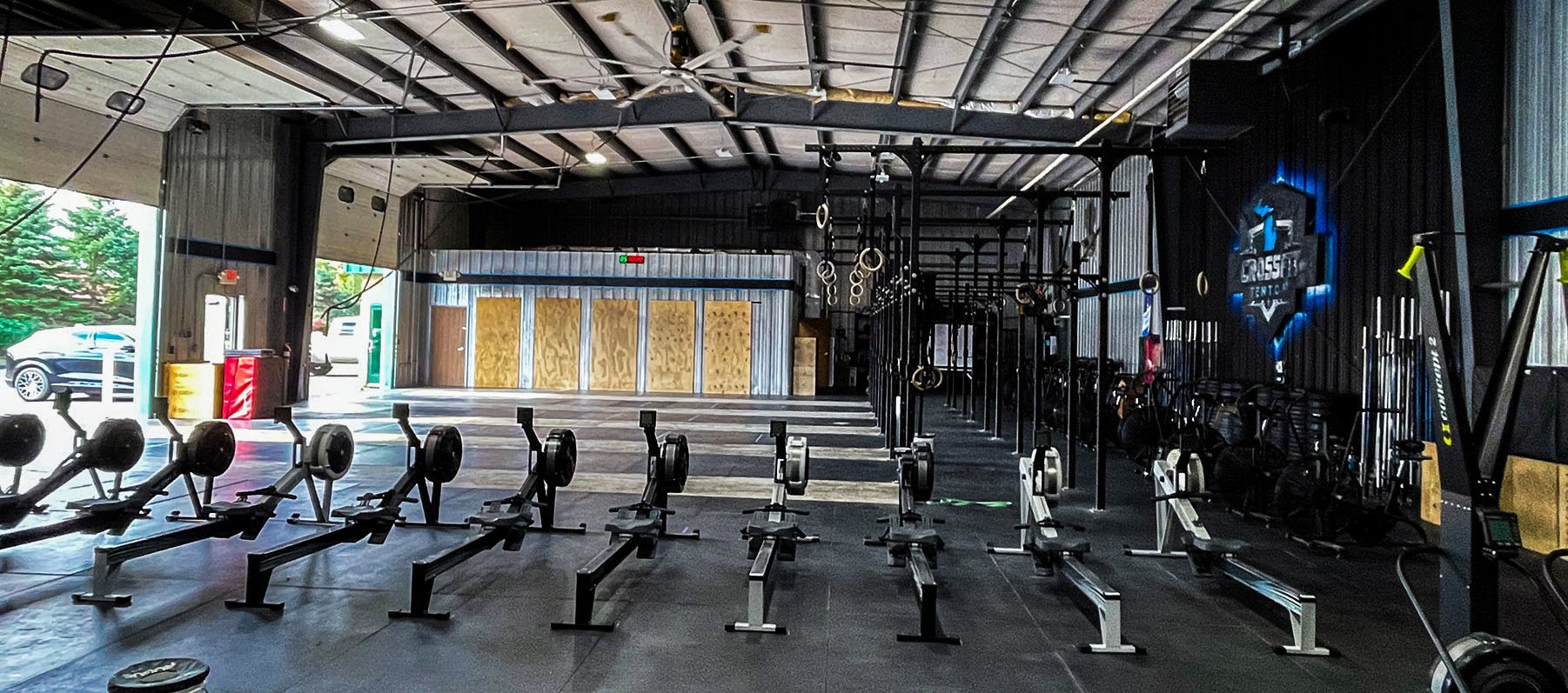 Interior of CrossFit Fenton, a 6,000 sq ft CrossFit gym serving the Grand Blanc, MI area